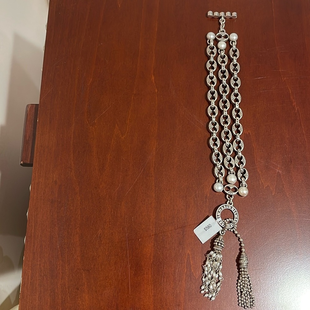 Mars & Valentine Sterling and Pearl Tassel Bracelet *Price Firm* - Picture 10 of 13